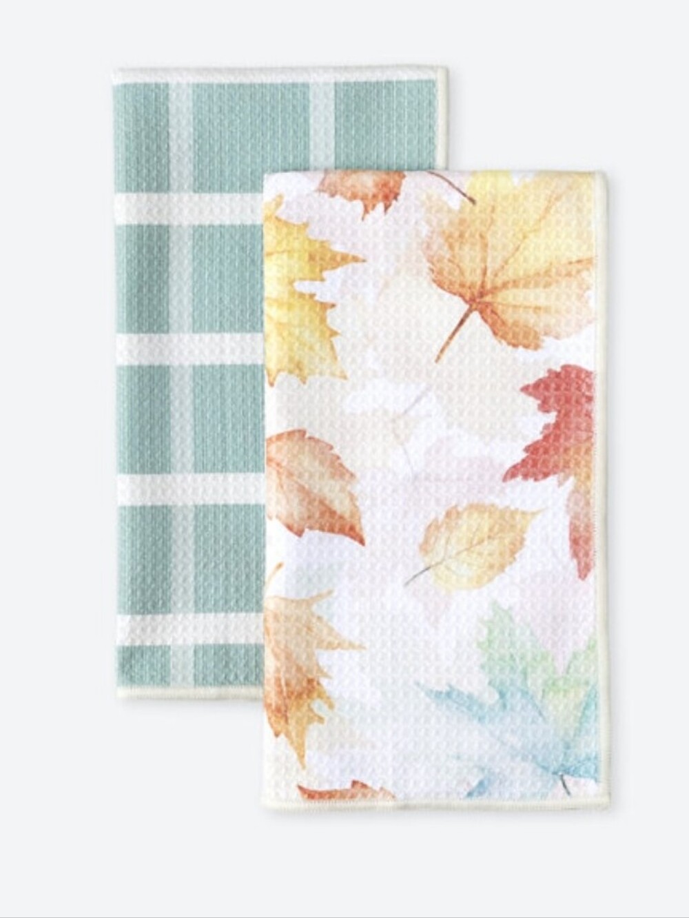 Norwex Tea Towels - Set Of 2, Leaves